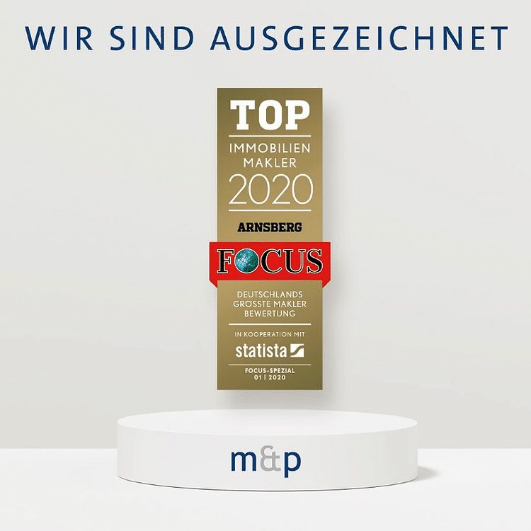 meyer & partner einer der größten Immobilienmakler Deutschlands - Auszeichnung von FOCUS Spezial 2020