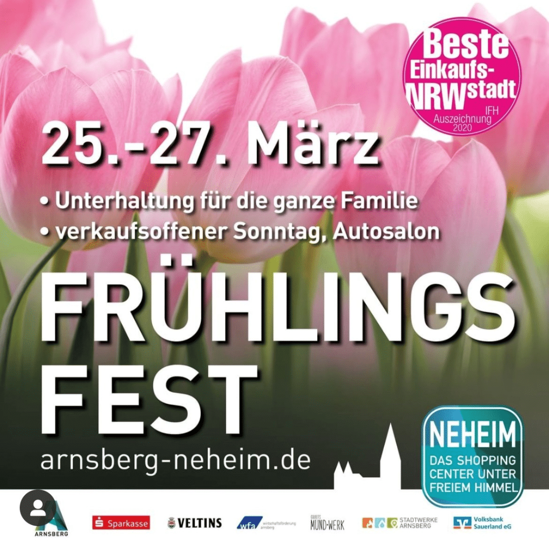 Auch in diesem Jahr feiert Neheim das Frühlingsfest. meyer & partner ist mit dabei - Ihr Immobilienmakler für Südwestfalen, Arnsberg und Umgebung