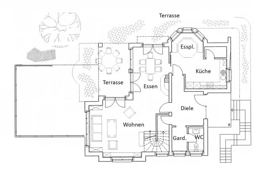Wunderschön! Modernes & stilvolles Einfamilienhaus mit Wohlfühlgarantie in exklusiver Wohnlage! - Erdgeschoss