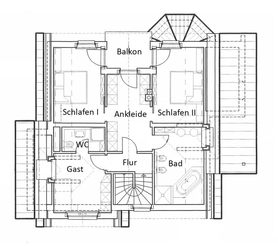 Wunderschön! Modernes & stilvolles Einfamilienhaus mit Wohlfühlgarantie in exklusiver Wohnlage! - Dachgeschoss