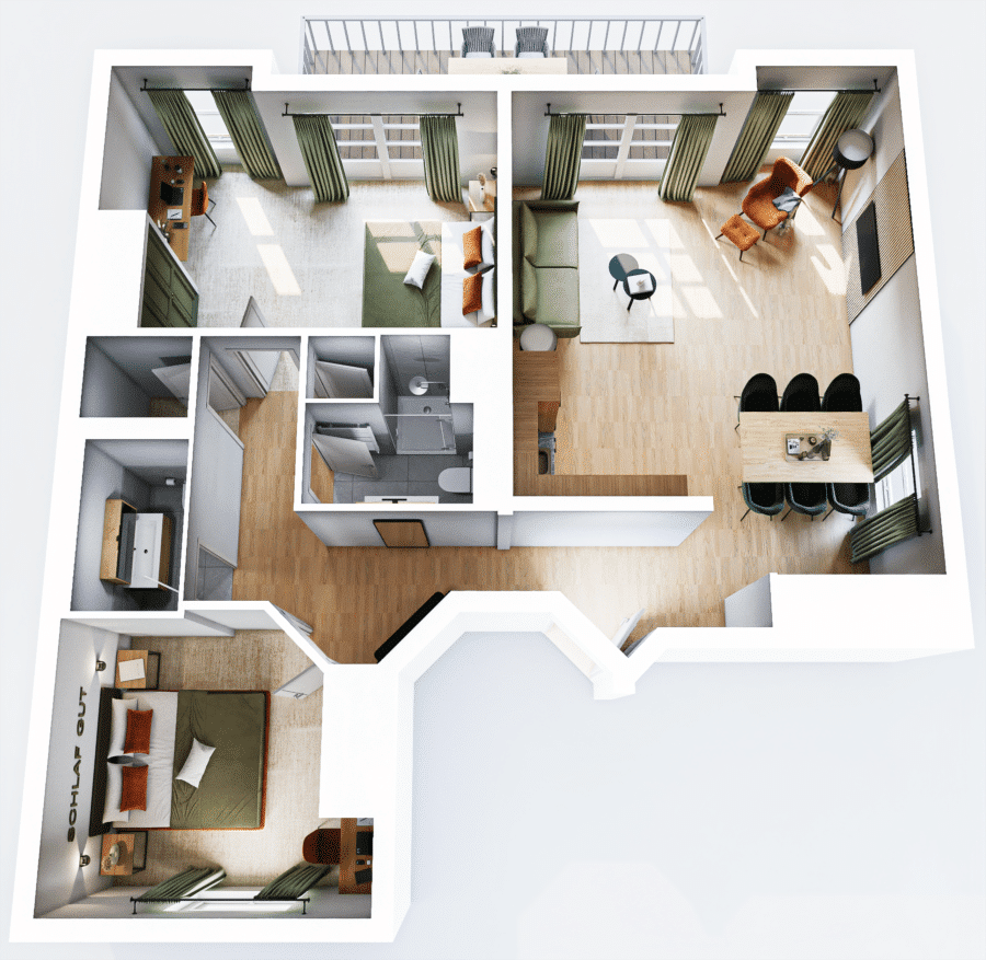 Wintertraum, Wiesenzauber und Waldglück- schöner kann Ihr Invest nicht heißen - 3 Zimmer Apartment