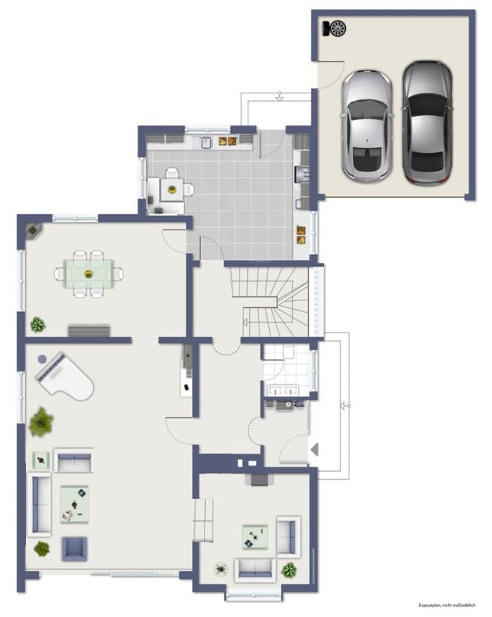 Familientraum mit Charakter und Gartenidylle im Herzen der Paderborner Kernstadt - Grundriss Erdgeschoss