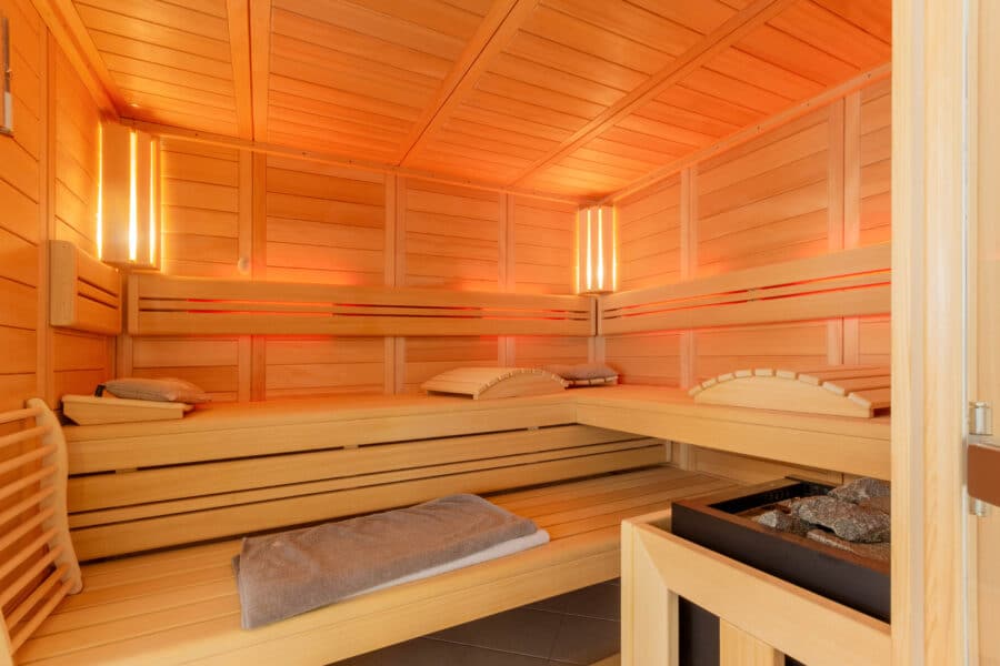 Großzügiges u. energiefreundliches Einfamilienhaus in ruhiger Lage von Ense-Bremen - Sauna