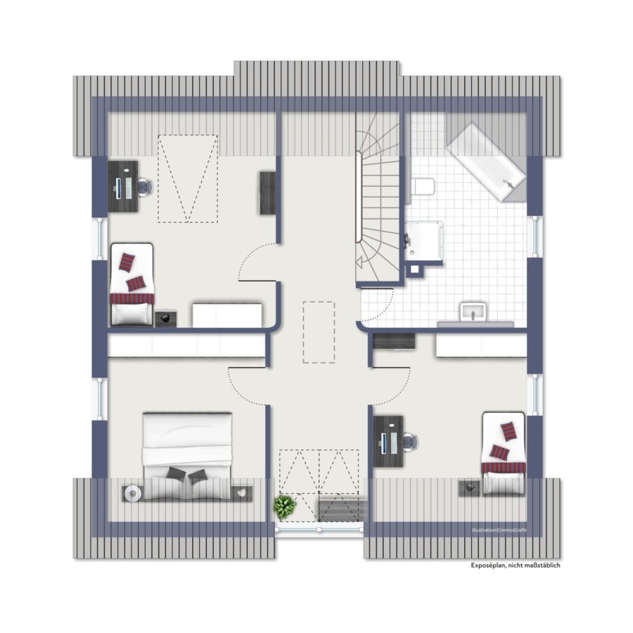 Wohlfühlen am Möhnesee - junges Einfamilienhaus in begehrter Lage - Dachgeschoss
