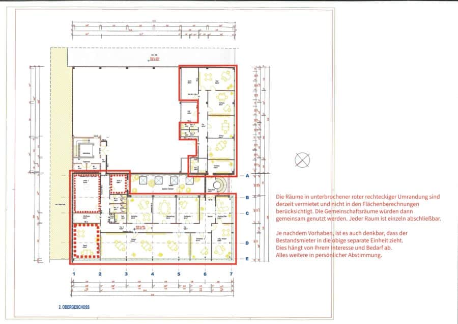 Helle und flexible Büroflächen im Gewerbegebiet Dieselstraße mit perfekter Verkehrsanbindung! - Grundriss