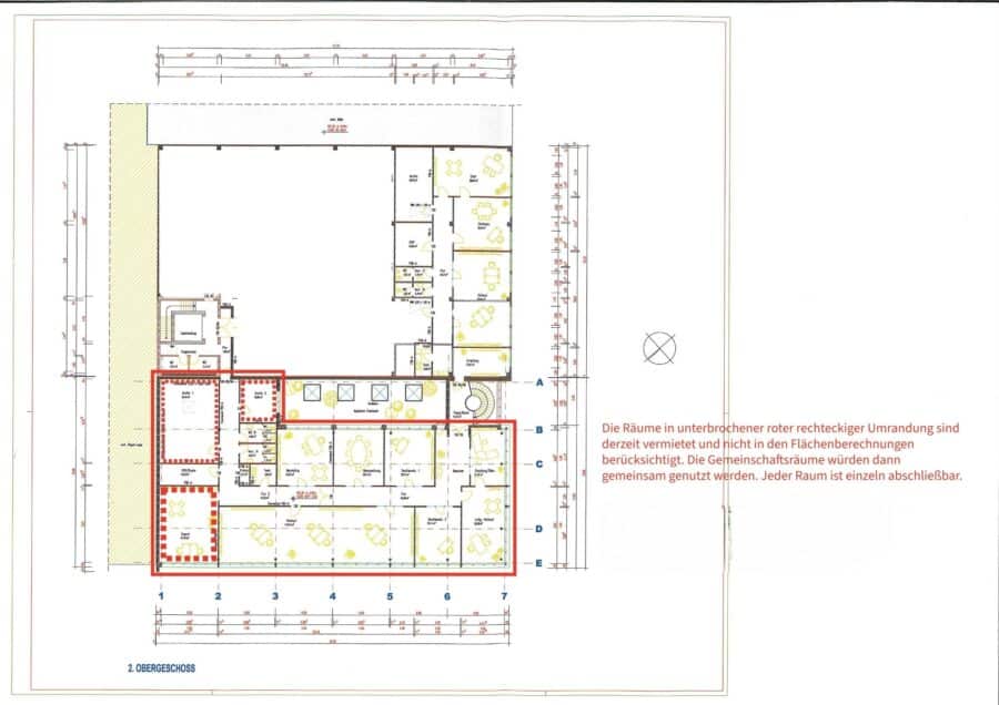 Helle und flexible Büroflächen im Gewerbegebiet Dieselstraße mit perfekter Verkehrsanbindung! - Grundriss