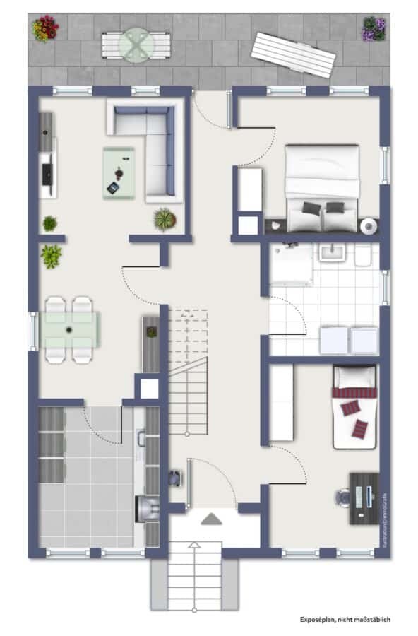 Nur ca. 500m vom Neheimer Dom entfernt: Großzügiges Ein-/Zweifamilienhaus ... - Erdgeschoss