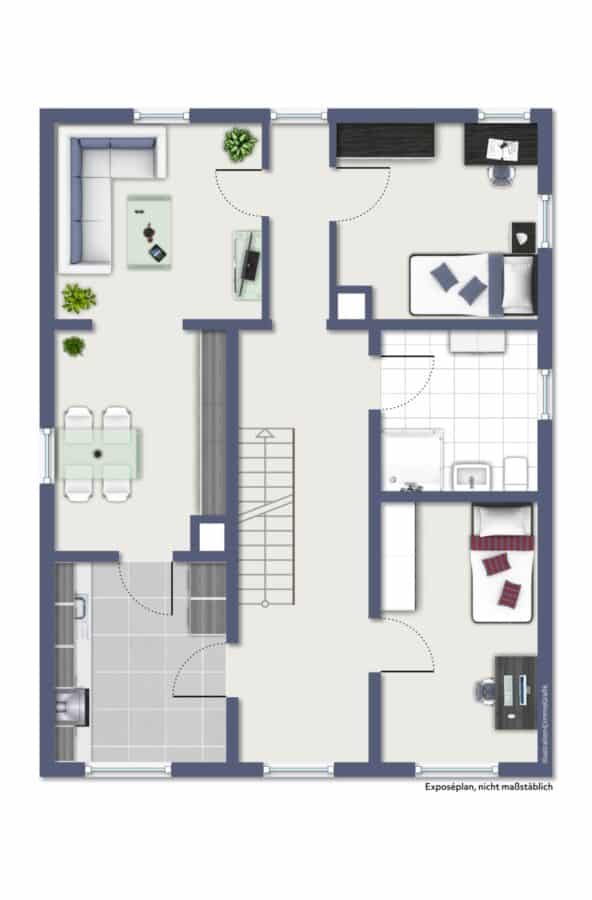Nur ca. 500m vom Neheimer Dom entfernt: Großzügiges Ein-/Zweifamilienhaus ... - Obergeschoss