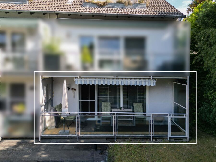 Kapitalanlage mit Substanz – vermietete Eigentumswohnung in bevorzugter Wohnlage am Mühlenberg - Balkon