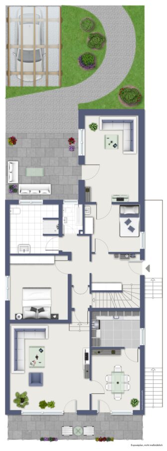 Barrierefreier Wohnbereich, viel Nutzfläche - dieses Einfamilienhaus bietet Potenzial! - Erdgeschoss