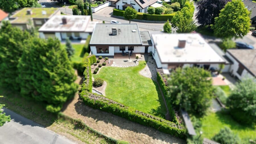 Charmanter Bungalow in begehrter Lage - nur ca. 5 Kilometer von Soest entfernt! - Ansicht von oben