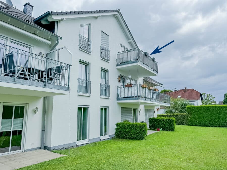 KAPITALANLEGER AUFGEPASST! Moderne Eigentumswohnung in begehrter Lage auf dem Mühlenberg! - Gartenansicht