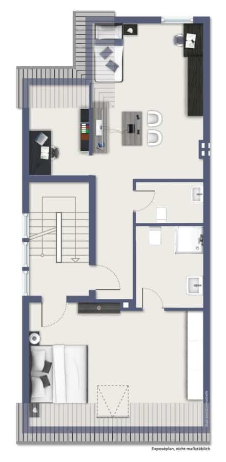 Wohnhaus in exklusiver Wohnlage - mitten im Herzen der Arnsberger Altstadt, direkt am Schlossberg! - Grundriss 2.OG
