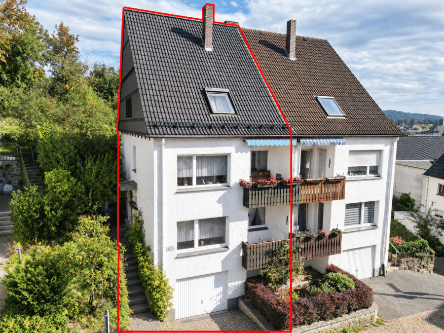 Wohnhaus in exklusiver Wohnlage - mitten im Herzen der Arnsberger Altstadt, direkt am Schlossberg! - Außenansicht