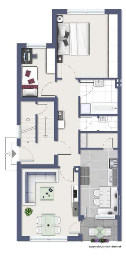 Wohnhaus in exklusiver Wohnlage - mitten im Herzen der Arnsberger Altstadt, direkt am Schlossberg! - Grundriss EG
