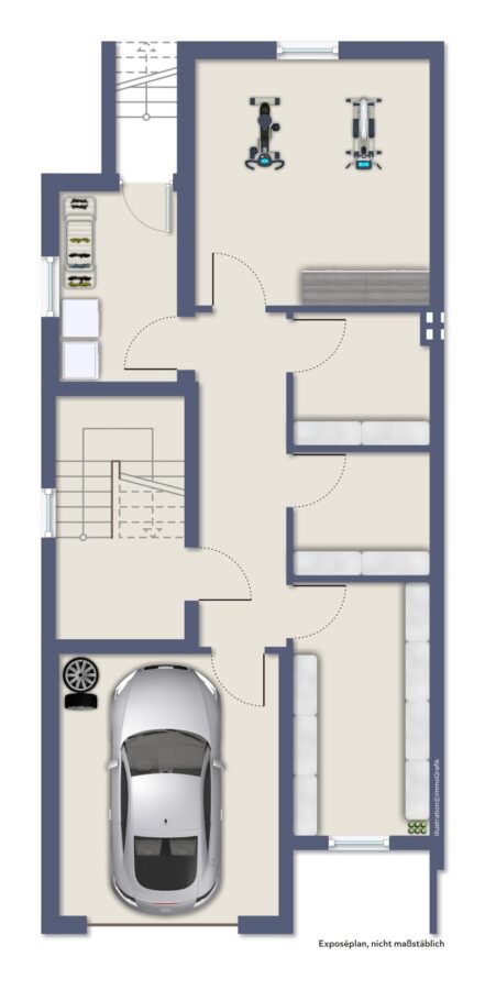 Wohnhaus in exklusiver Wohnlage - mitten im Herzen der Arnsberger Altstadt, direkt am Schlossberg! - Grundriss Keller