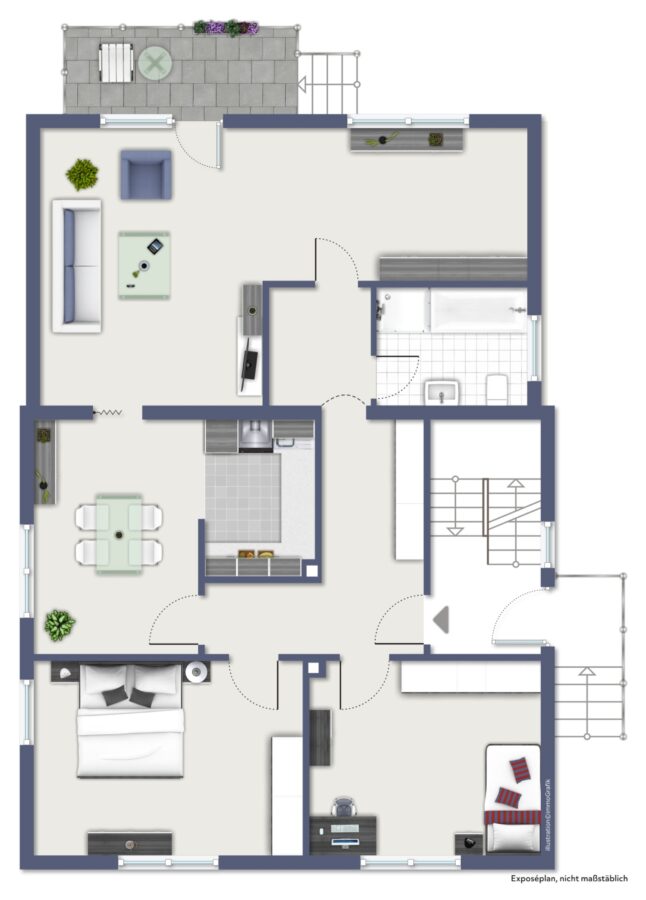 Zweifamilienhaus auf einem großzügigen und sonnigen Grundstück in zentraler Wohnlage von Ense-Bremen - Erdgeschoss
