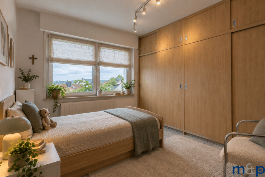 Attraktives Wohnhaus in Alt-Arnsberg – umfassend modernisiert, energieeffizient und sofort nutzbar! - Gästezimmer KI generiert