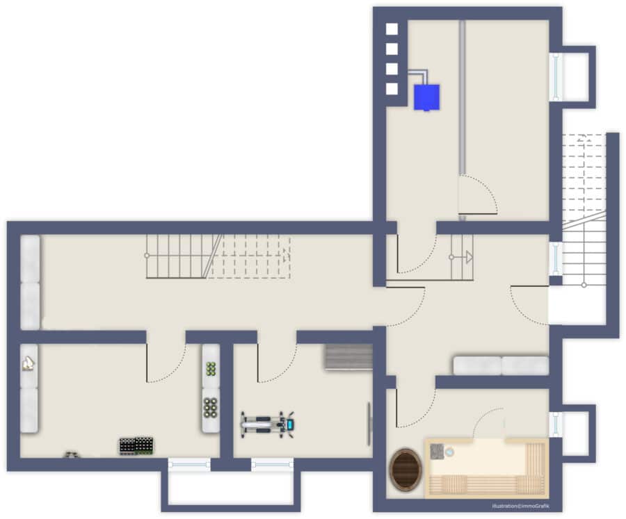 Modernisiertes Einfamilienhaus in bester Waldrandlage auf dem „Mühlenberg“ in Arnsberg-Hüsten - Kellergeschoss