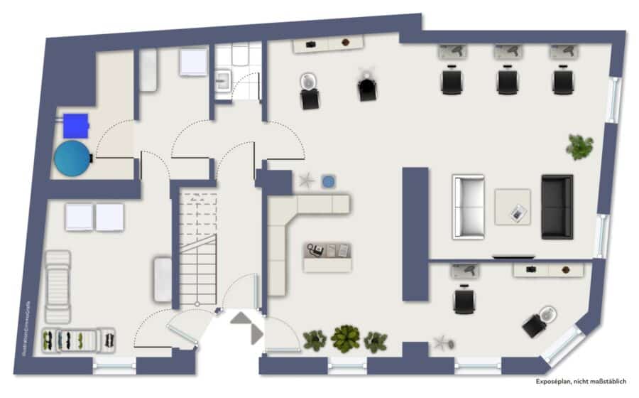 Ein-/Zweifamilienhaus mit Gewerbefläche in Toplage der Arnsberger Altstadt! - Erdgeschoss