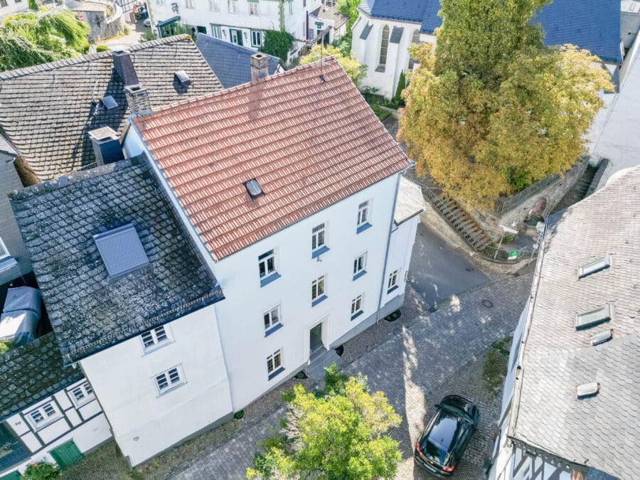 Ein-/Zweifamilienhaus mit Gewerbefläche in Toplage der Arnsberger Altstadt! - Ansicht von oben