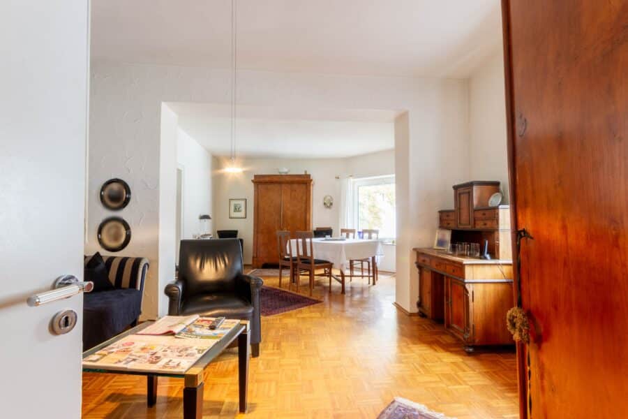 Ein-/Zweifamilienhaus mit Gewerbefläche in Toplage der Arnsberger Altstadt! - Kaminzimmer/Wohnzimmer